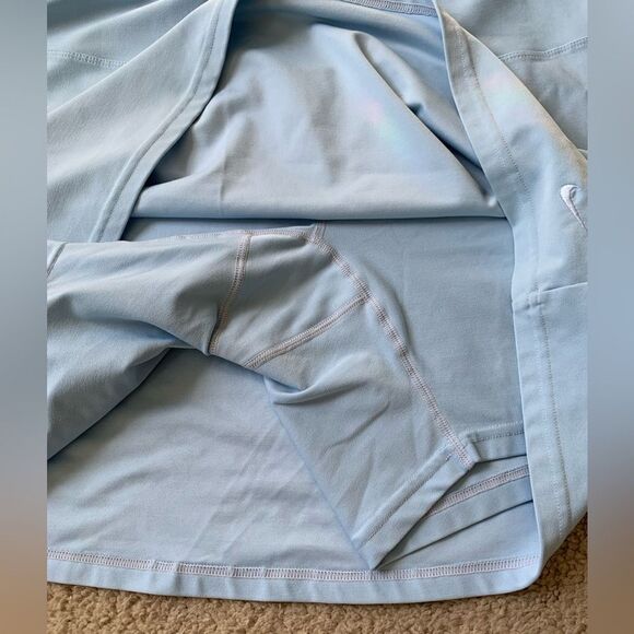 VTG Gray Tag Nike Fit Dry Light Blue Tennis Sport Skort Size L (12-14) - Picture 8 of 8